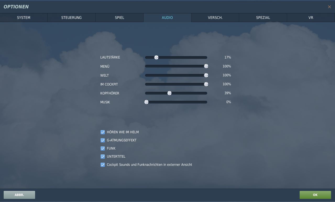DCS Settings